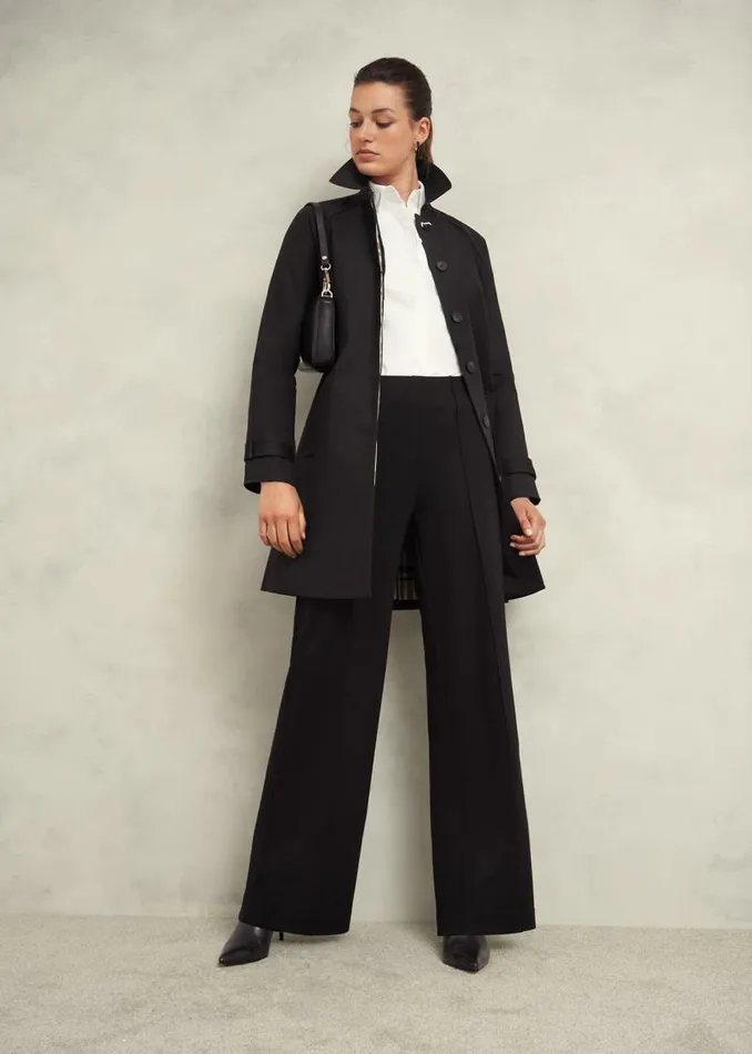 Women HOBBS Trousers Prim Trousers Black
