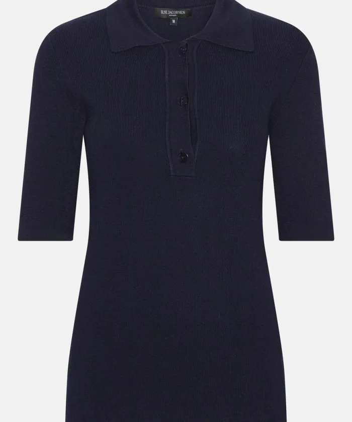 Women Ilse Jacobsen Polo 8211 Dark Indigo Women Ilse Jacobsen Polo 8211 Dark Indigo