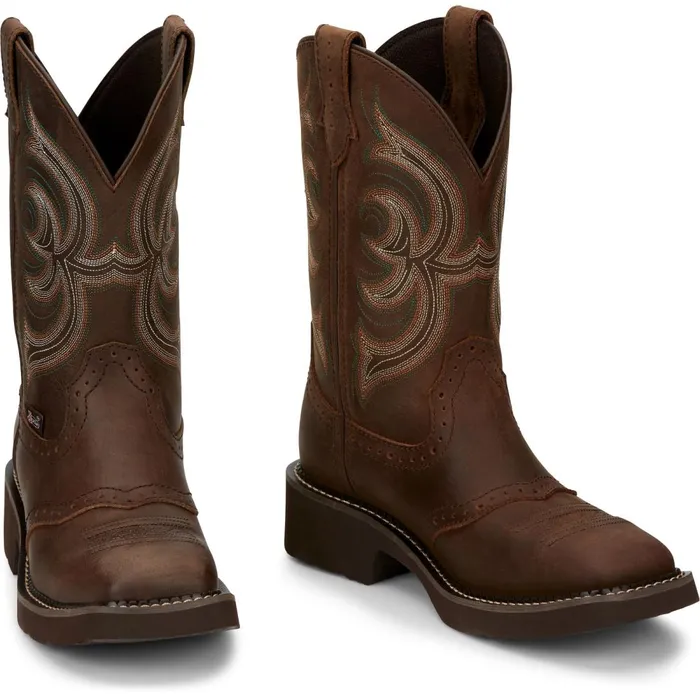 WOMEN Inji II Brown Justin Boots Western