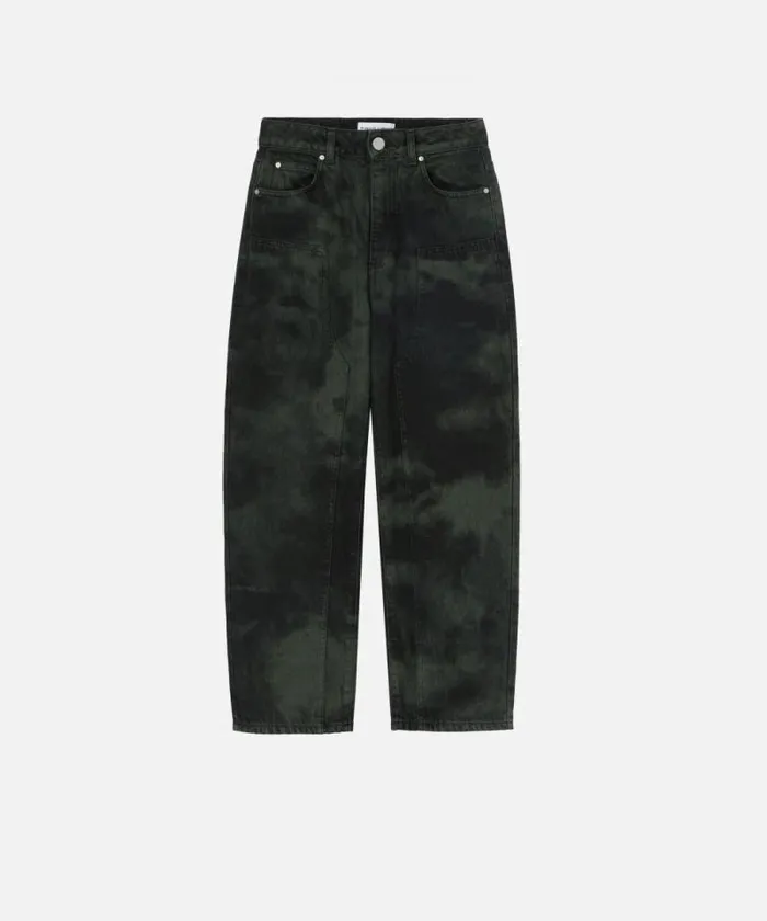Women Jeans Pinko Loosefit Spotted Black Denim Jeans Greenblack Women Jeans Pinko Loosefit Spotted Black Denim Jeans Greenblack