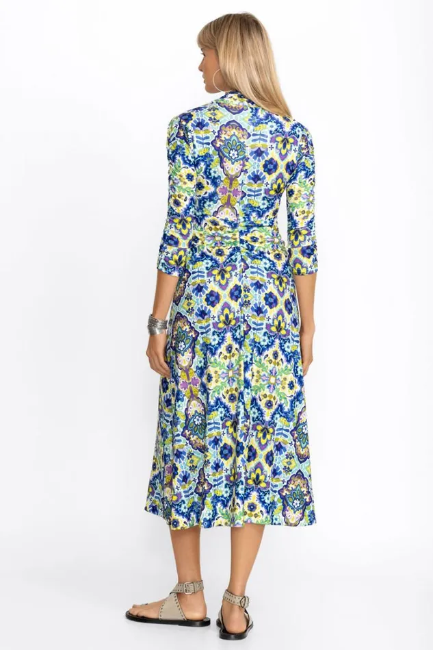 Women KIARA MATTE JERSEY TEA LENGTH DRESS Kiara Johnny Was Dresses Women KIARA MATTE JERSEY TEA LENGTH DRESS Kiara Johnny Was Dresses