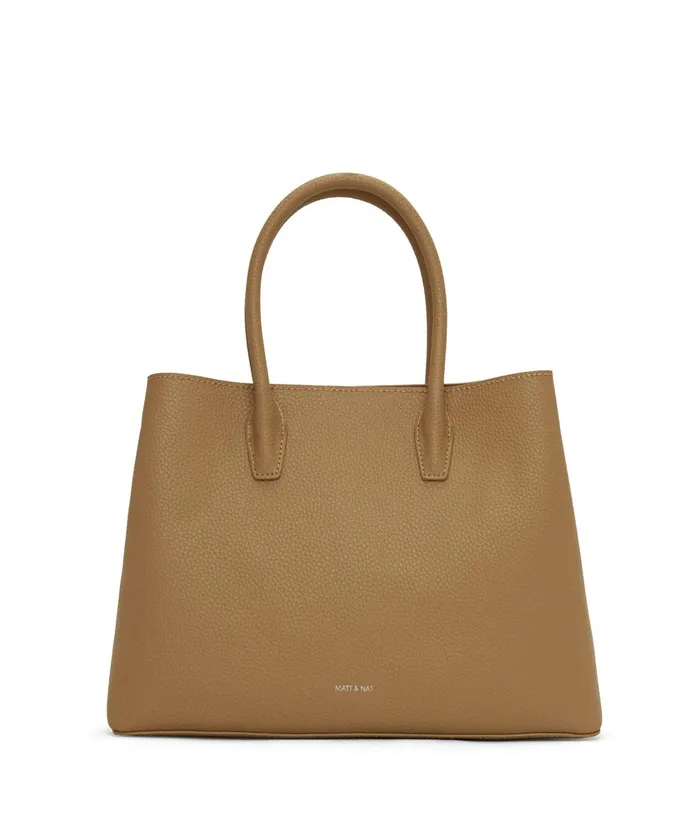 Women Kristasm Small Vegan Satchel 8211 Purity Scone Matt and Nat Satchels
