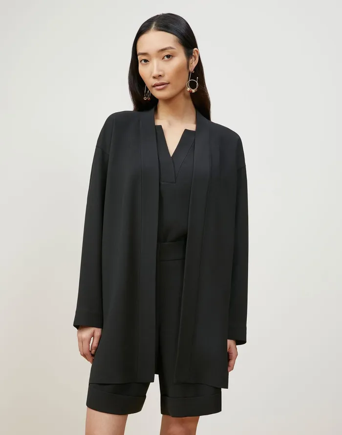 Women Lafayette 148 New York Jackets and Blazers PlusSize Reese Jacket In Finesse Crepe Black Women Lafayette 148 New York Jackets and Blazers PlusSize Reese Jacket In Finesse Crepe Black