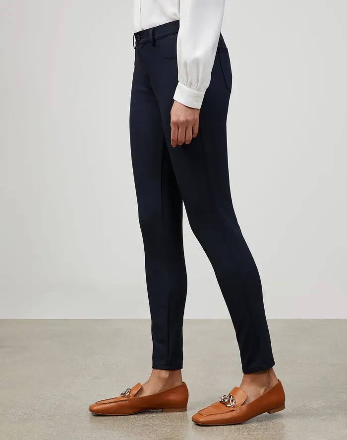 Women Lafayette 148 New York Pants and Shorts Acclaimed Stretch Mercer Pant Ink