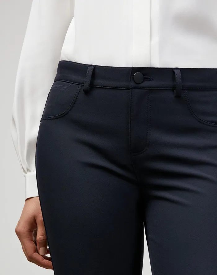 Women Lafayette 148 New York Pants and Shorts Acclaimed Stretch Mercer Pant Ink