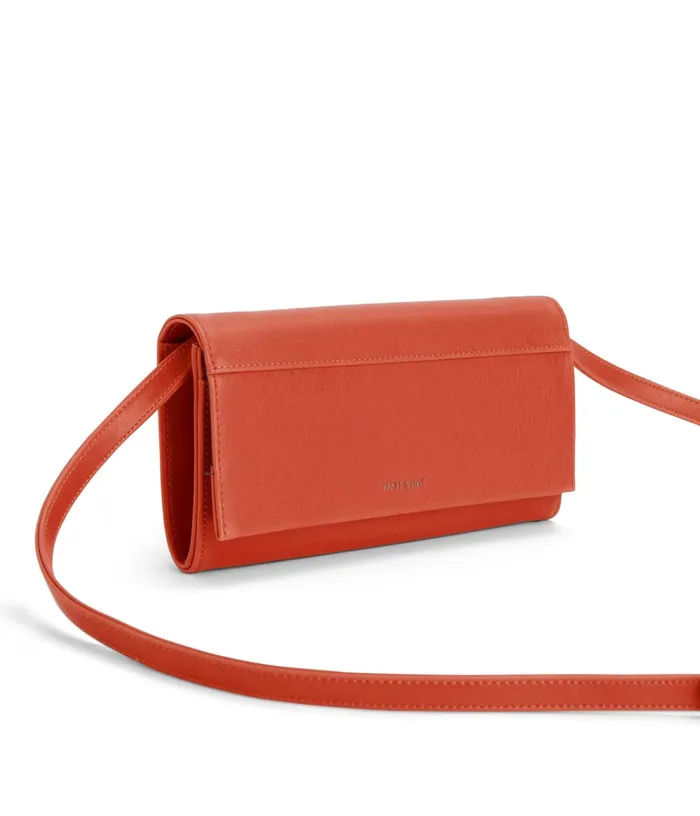 Women Lette Vegan Wallet Crossbody Bag 8211 Vintage Cardinal Matt and Nat Wallets