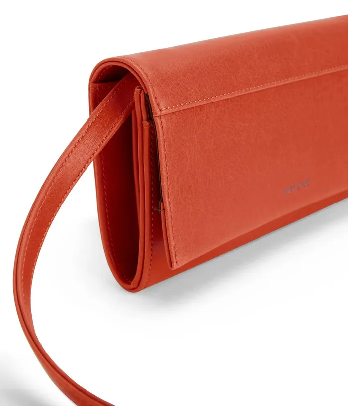 Women Lette Vegan Wallet Crossbody Bag 8211 Vintage Cardinal Matt and Nat Wallets