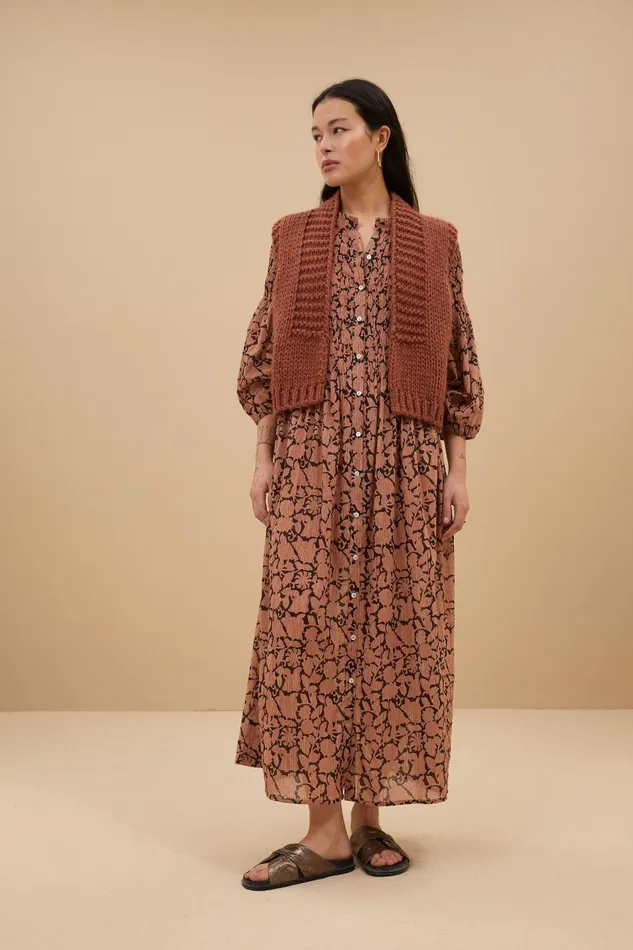 Women Levi Gilet Copper Bybar Cardigans
