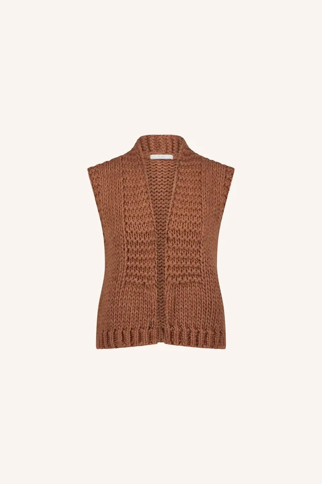 Women Levi Gilet Copper Bybar Cardigans