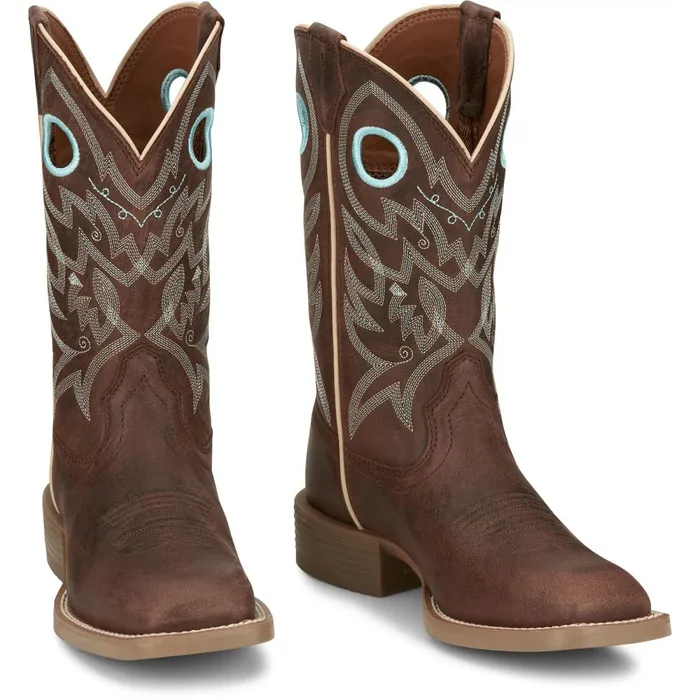 WOMEN Liberty 11 Western Boot Spicy Brown Justin Boots Western