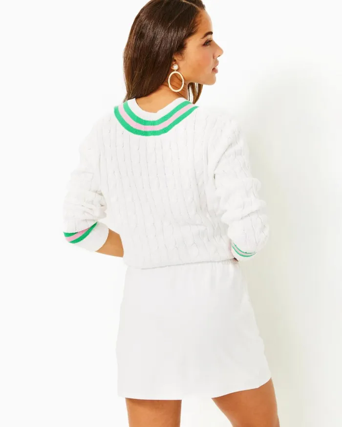 Women Lilly Pulitzer Bottoms Shaya Knit Skort Resort White