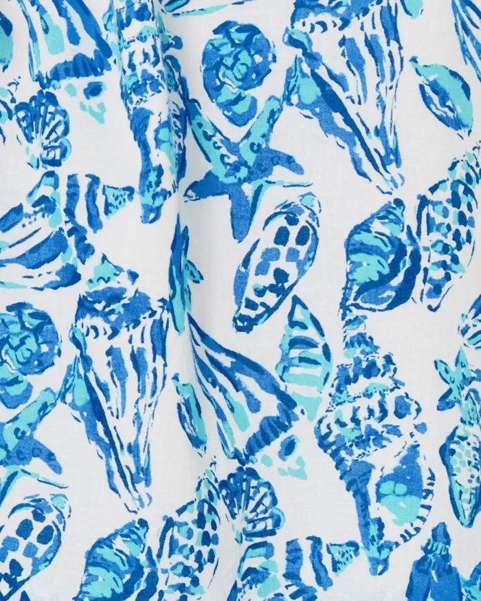 Women Lilly Pulitzer Dresses Caylinn Sleeveless Popover Shirt Dress Resort White A Lil Nauti Pigment Print Women Lilly Pulitzer Dresses Caylinn Sleeveless Popover Shirt Dress Resort White A Lil Nauti Pigment Print