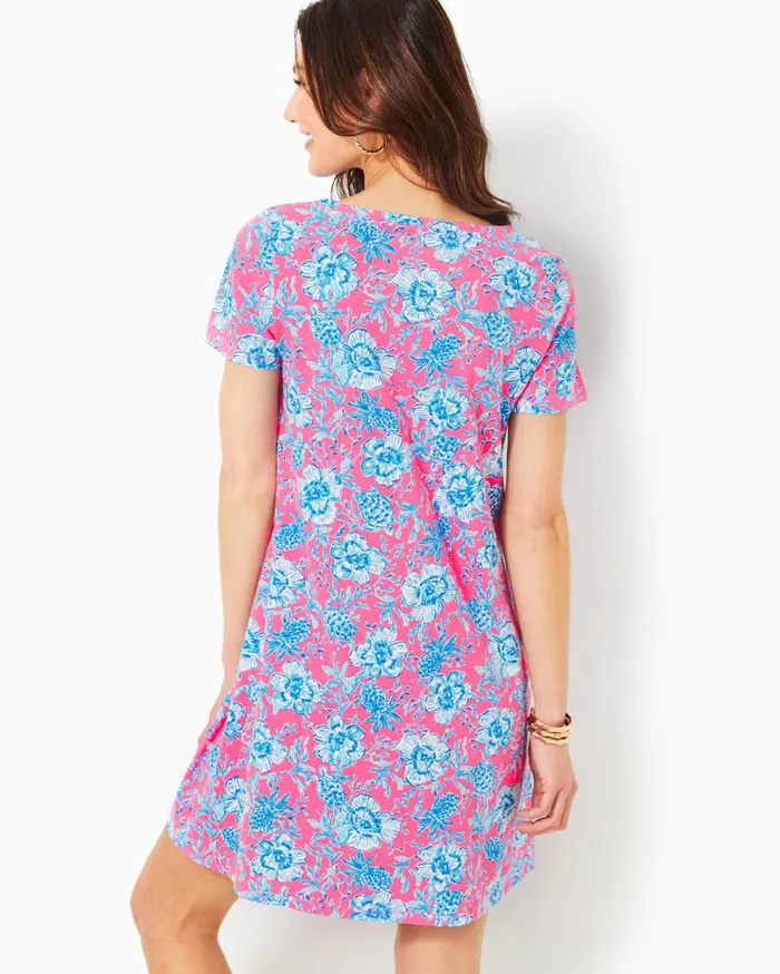 Women Lilly Pulitzer Dresses Caylinn Sleeveless Popover Shirt Dress Resort White A Lil Nauti Pigment Print Women Lilly Pulitzer Dresses Caylinn Sleeveless Popover Shirt Dress Resort White A Lil Nauti Pigment Print