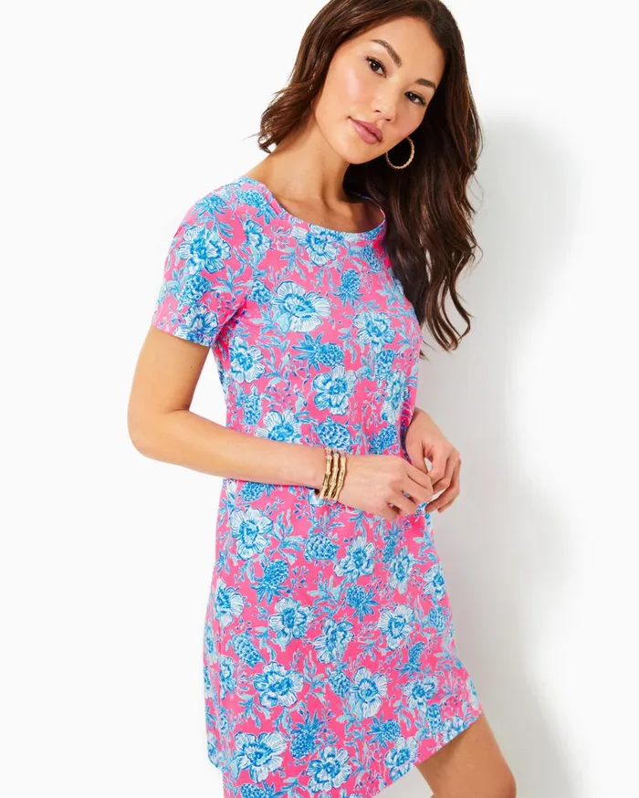 Women Lilly Pulitzer Dresses Caylinn Sleeveless Popover Shirt Dress Resort White A Lil Nauti Pigment Print Women Lilly Pulitzer Dresses Caylinn Sleeveless Popover Shirt Dress Resort White A Lil Nauti Pigment Print