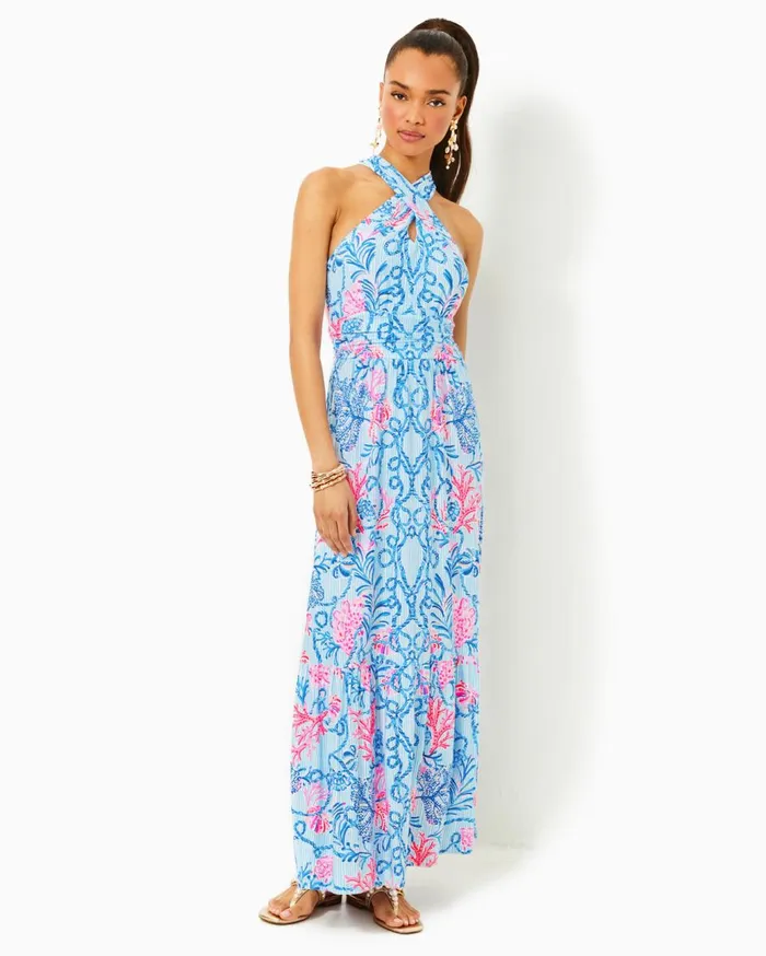 Women Lilly Pulitzer Dresses Jesslyn Silk Maxi Slip Dress Finch Yellow Tropical Oasis Engineered Woven Maxi Dre Women Lilly Pulitzer Dresses Jesslyn Silk Maxi Slip Dress Finch Yellow Tropical Oasis Engineered Woven Maxi Dre