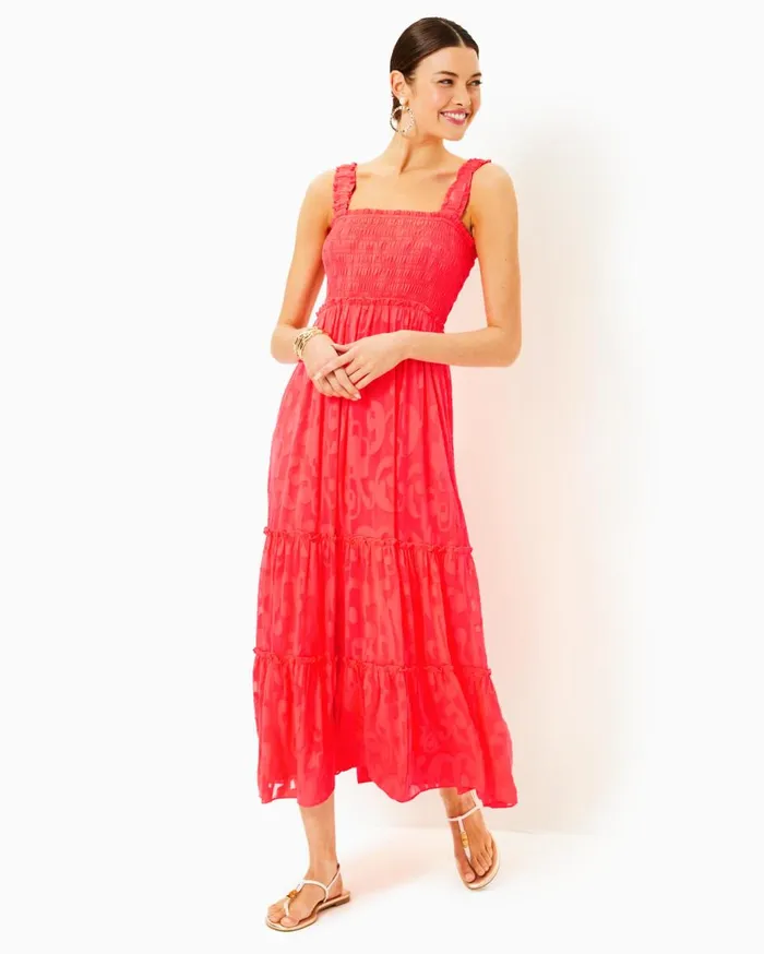 Women Lilly Pulitzer Dresses Jesslyn Silk Maxi Slip Dress Finch Yellow Tropical Oasis Engineered Woven Maxi Dre Women Lilly Pulitzer Dresses Jesslyn Silk Maxi Slip Dress Finch Yellow Tropical Oasis Engineered Woven Maxi Dre