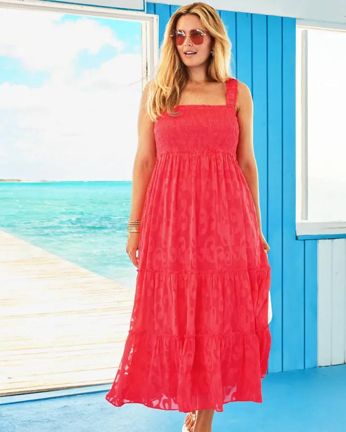 Women Lilly Pulitzer Dresses Jesslyn Silk Maxi Slip Dress Finch Yellow Tropical Oasis Engineered Woven Maxi Dre Women Lilly Pulitzer Dresses Jesslyn Silk Maxi Slip Dress Finch Yellow Tropical Oasis Engineered Woven Maxi Dre