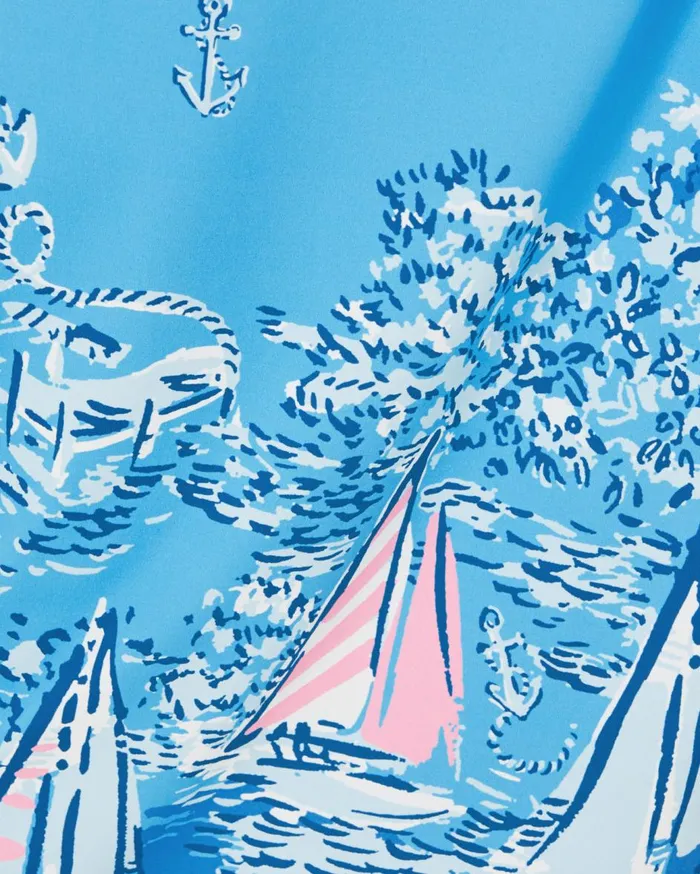 Women Lilly Pulitzer Swim Leevy Sarong CoverUp Lunar Blue A Lil Nauti Engineered Coverup Women Lilly Pulitzer Swim Leevy Sarong CoverUp Lunar Blue A Lil Nauti Engineered Coverup