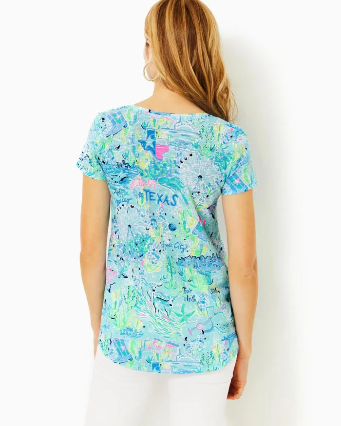 Women Lilly Pulitzer Tops Etta VNeck Top Multi Sunshine State Of Mind Women Lilly Pulitzer Tops Etta VNeck Top Multi Sunshine State Of Mind