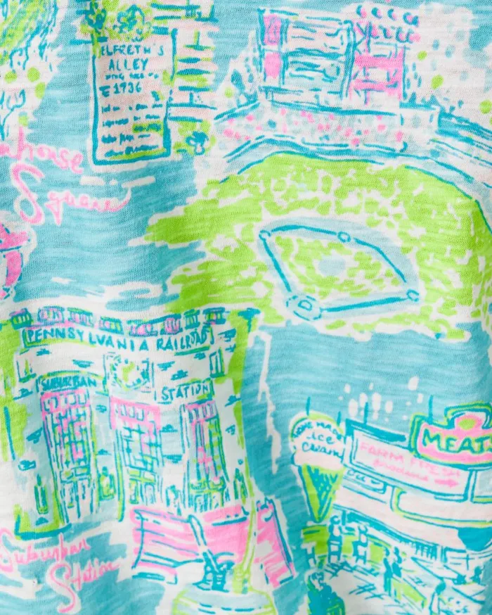 Women Lilly Pulitzer Tops Etta VNeck Top Multi Sunshine State Of Mind Women Lilly Pulitzer Tops Etta VNeck Top Multi Sunshine State Of Mind