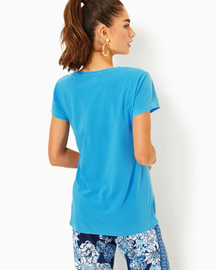 Women Lilly Pulitzer Tops Meredith Tee Spearmint Women Lilly Pulitzer Tops Meredith Tee Spearmint
