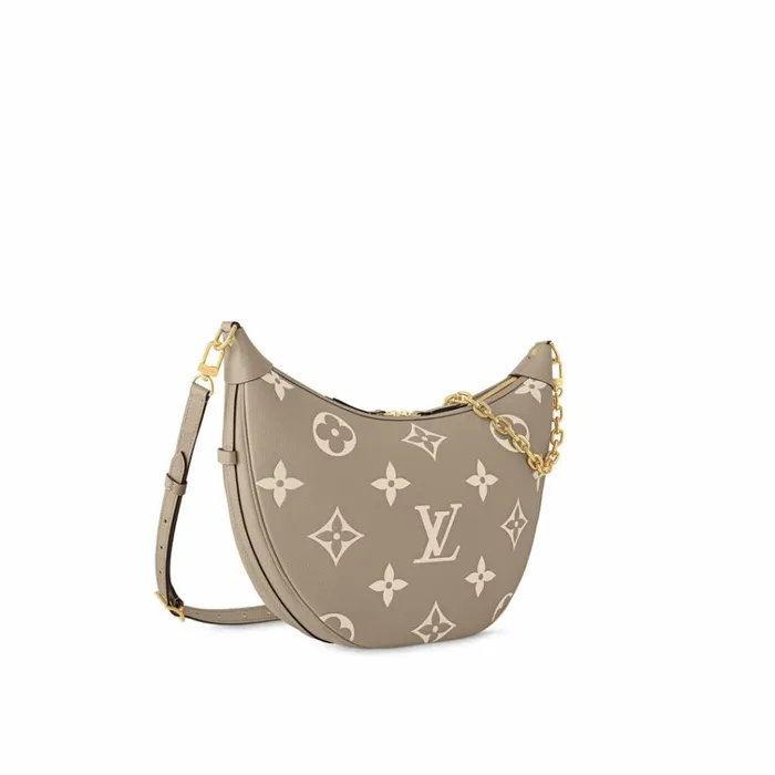 Women Loop Hobo Bag Louis Vuitton Louis Vuitton M46738 Loop Hobo Dove Gray Cream 8211 Louis Vuitton Handbag Store