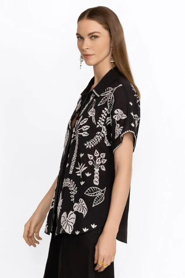 Women LUCIANA DOLMAN SHIRT Black Johnny Was Tops Women LUCIANA DOLMAN SHIRT Black Johnny Was Tops