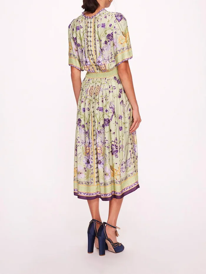 Women Marchesa Dresses Soma Pistachio Multi