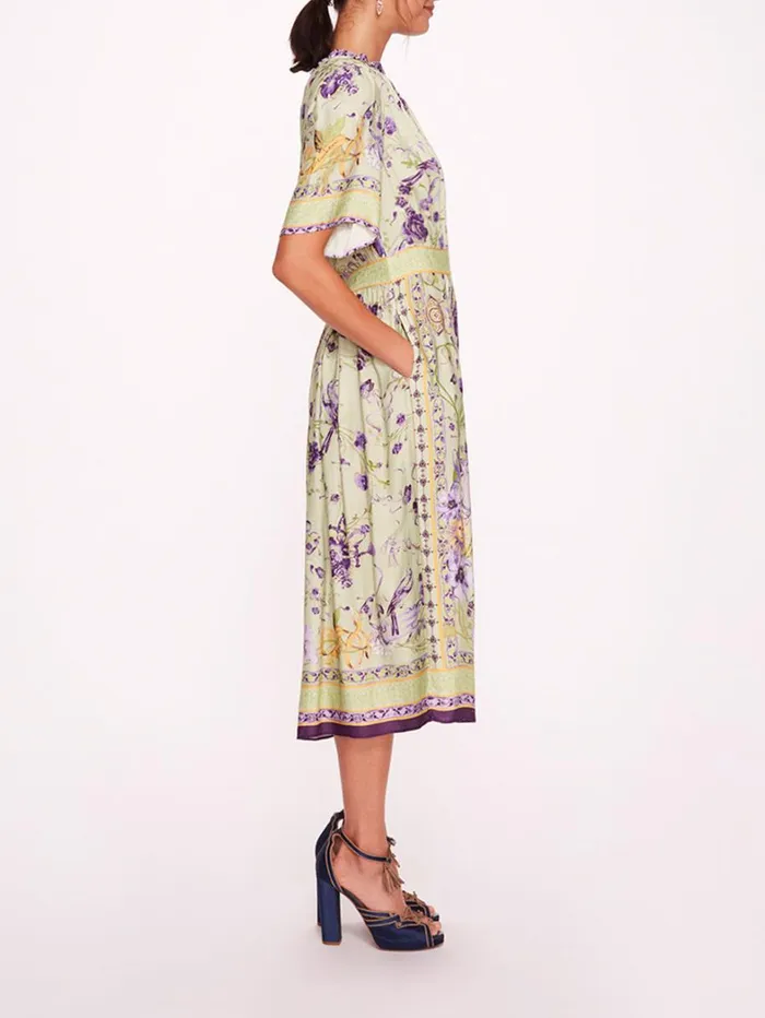 Women Marchesa Dresses Soma Pistachio Multi