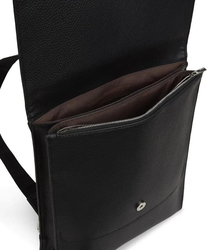 Women Mavi Vegan Backpack 8211 Purity Black Matt and Nat Backpacks