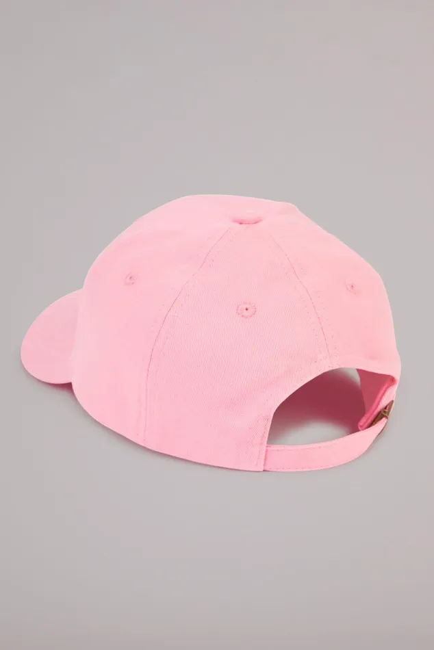 WomenMen Fiorucci Hats Squiggle Logo Cap Pink WomenMen Fiorucci Hats Squiggle Logo Cap Pink
