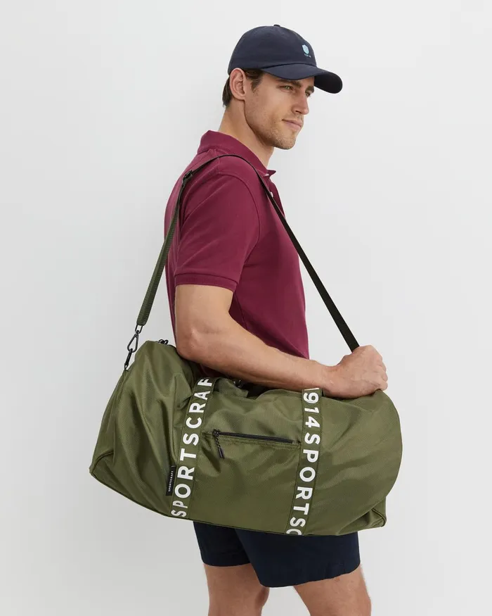 WomenMen Sportscraft Bags The Light Sc Gym Bag Khaki