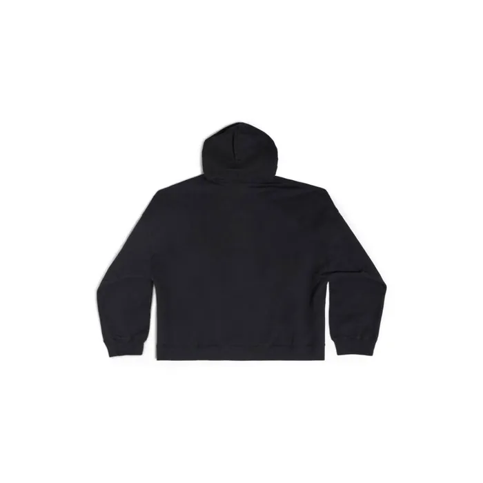 WomenMen Sweatshirts and Hoodies Balenciaga Cities Paris Hoodie Oversized In Black