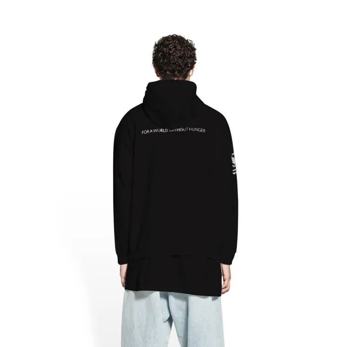 WomenMen Sweatshirts and Hoodies Balenciaga Wfp Hoodie Medium Fit In Black