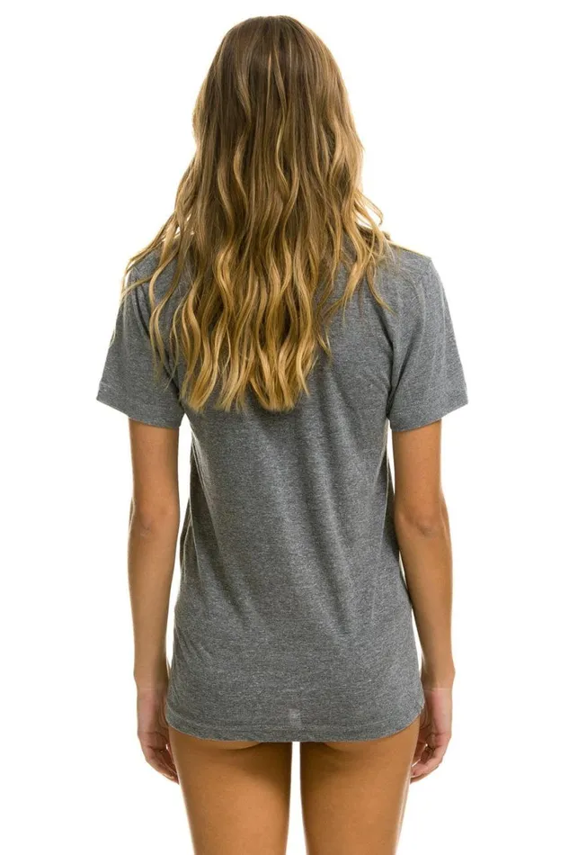 WomenMen Tees Aviator Nation San Francisco Tee 8211 Heather Grey