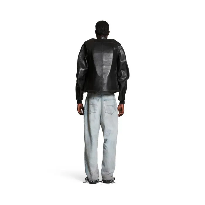 WomenMen Trousers Balenciaga Baggy Trousers In Blue