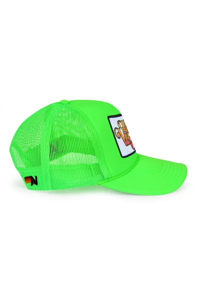 WomenMen Trucker Hats Aviator Nation Las Vegas Script Trucker Hat