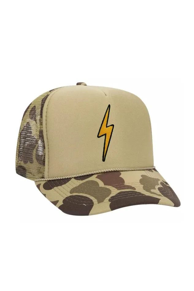 WomenMen Trucker Hats Aviator Nation Vintage Bolt Trucker Hat
