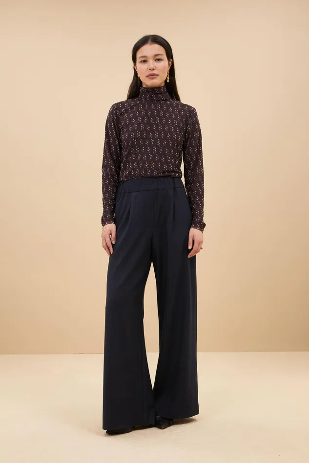 Women Mesh Paisley Top Paisley Dots Bybar Tops and Shirts