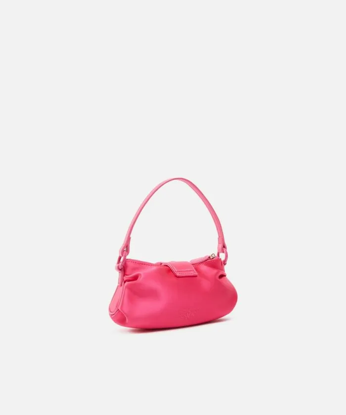Women Mini Bags Pinko Duchesse Clutch With Heartshaped Buckle Pinko Pinkblock Colour