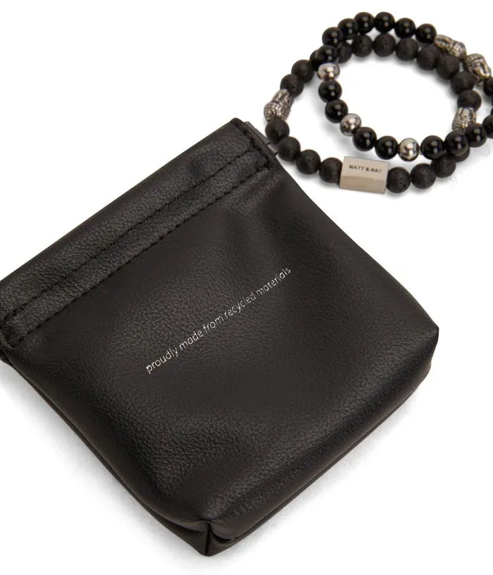 Women Miracle 8211 Black Stone Bracelet Black Matt and Nat Bracelets