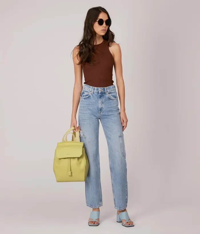 Women Mumbai Med Vegan Backpack 8211 Purity Pear Matt and Nat Backpacks