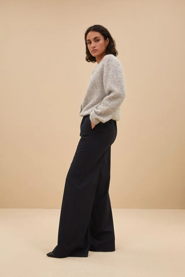 Women Neal Pinstripe Pants Midnight Bybar Trousers