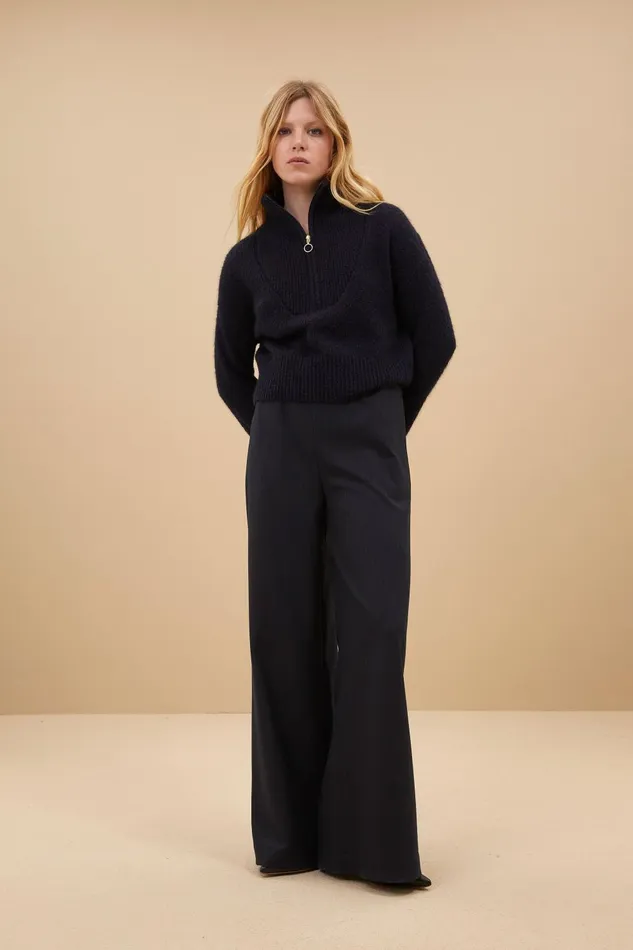 Women Neal Pinstripe Pants Midnight Bybar Trousers