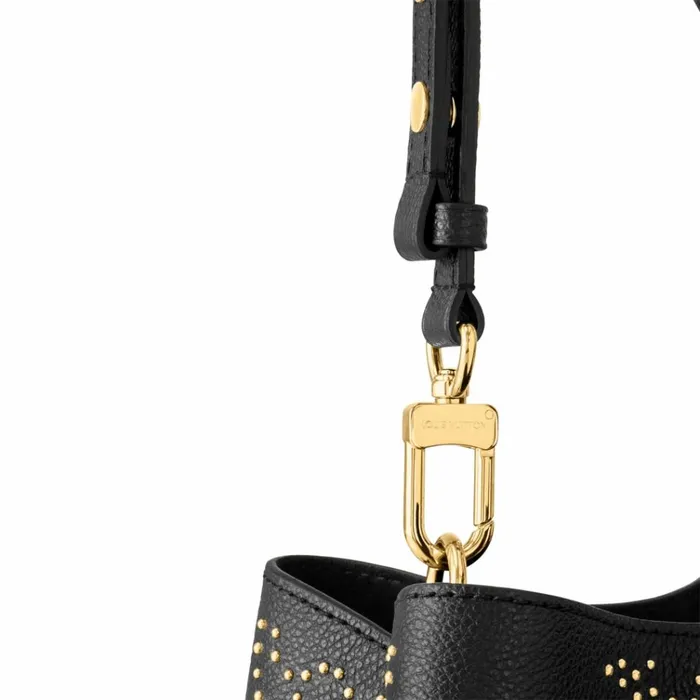 Women NeoNoe Bag Louis Vuitton Louis Vuitton M46734 Nono BB Black Monogram Empreinte Studs 8211 Louis Vuitton Handbag Store