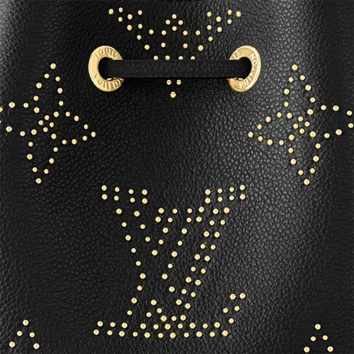 Women NeoNoe Bag Louis Vuitton Louis Vuitton M46734 Nono BB Black Monogram Empreinte Studs 8211 Louis Vuitton Handbag Store