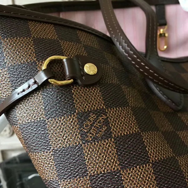 Women Neverfull Bag Louis Vuitton Louis Vuitton N41603 Neverfull MM Shoulder Bag Damier Ebene Canvas 8211 Louis Vuitton Handbag Store