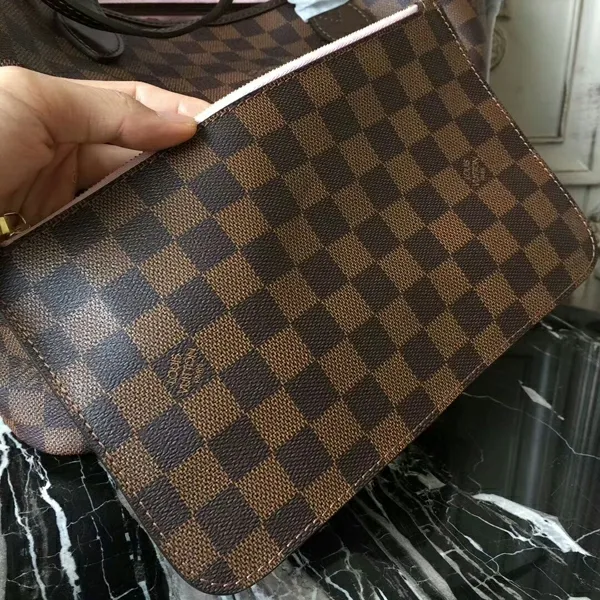 Women Neverfull Bag Louis Vuitton Louis Vuitton N41603 Neverfull MM Shoulder Bag Damier Ebene Canvas 8211 Louis Vuitton Handbag Store