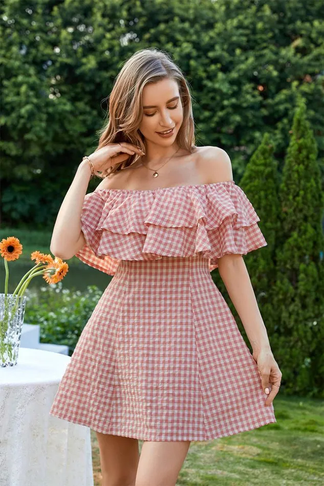 Women New In Dresses Cupshe Erma OffShoulder Mini Length AShape Dress Multicolor Women New In Dresses Cupshe Erma OffShoulder Mini Length AShape Dress Multicolor