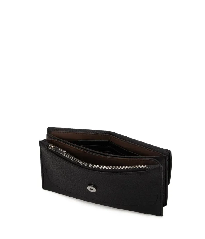 Women Niki Vegan Wallet 8211 Purity Black Matt and Nat Wallets